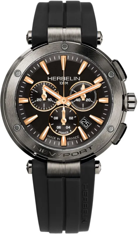 Herbelin Newport Chronograph Watch made by Jura Watches