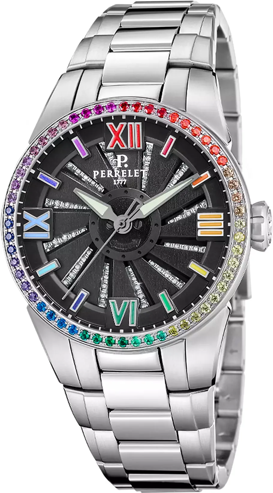 Perrelet Turbine Lady Aurora Bracelet Watch sold by Jura Watches