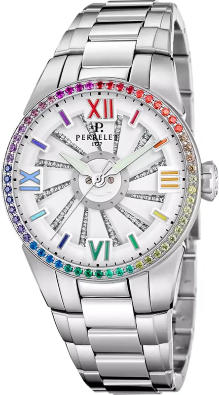 Perrelet Turbine Lady Aurora Bracelet Watch sold by Jura Watches