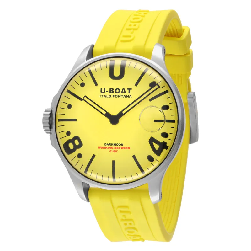U-Boat Ex-Display Darkmoon 44 Yellow SS Limited Edition D made by Jura Watches