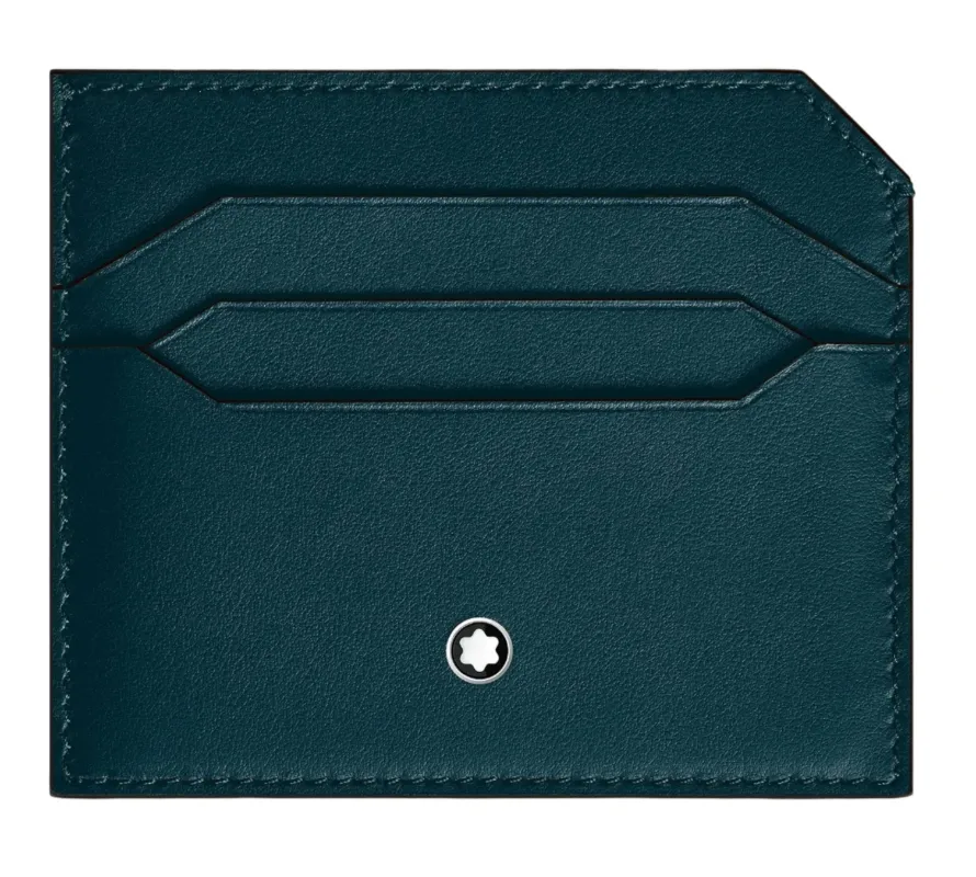 Montblanc Soft Card Holder 6CC Dark Pool sold by Jura Watches
