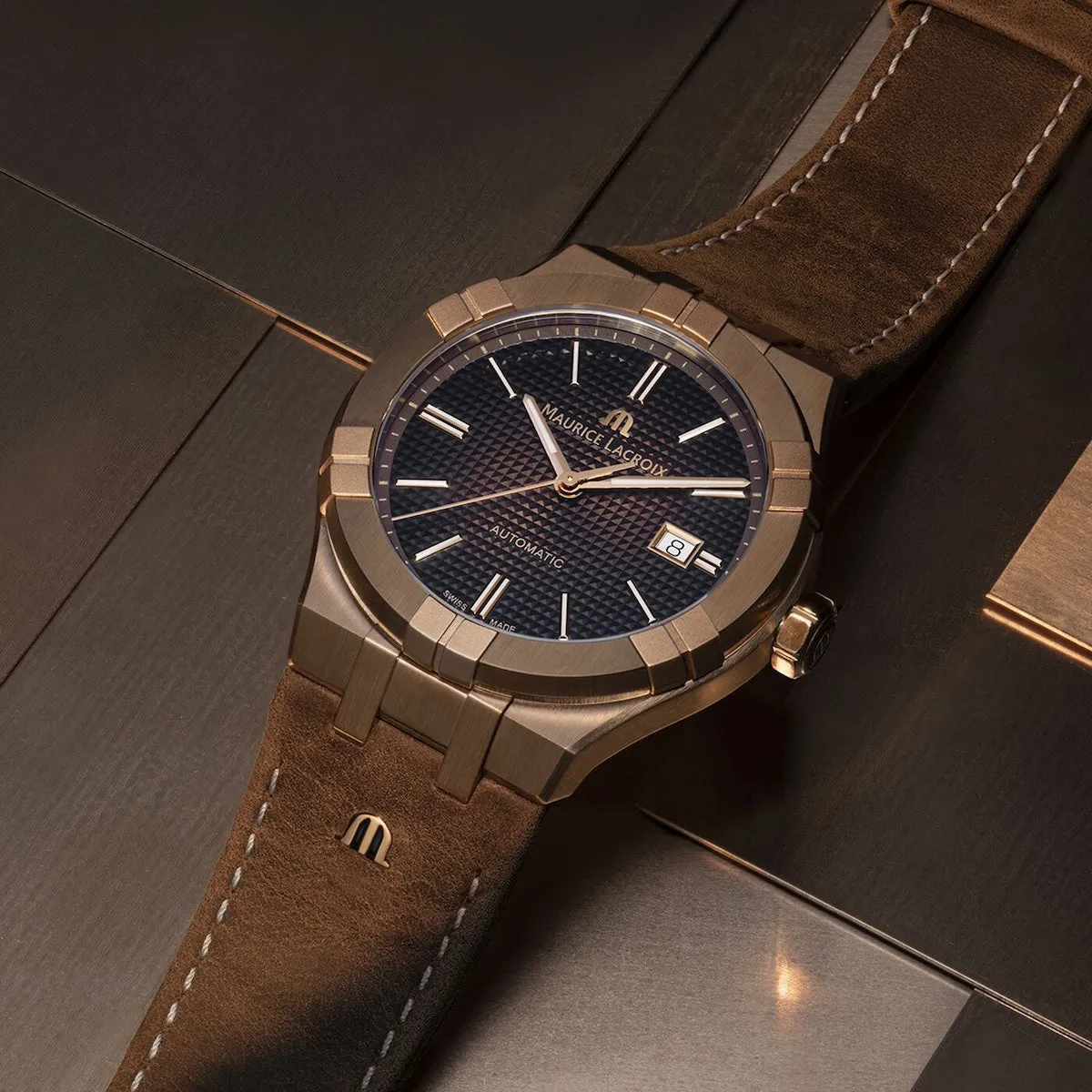Maurice Lacroix Aikon Automatic Bronze Limited Edition Watch sold by Jura Watches product image thumbnail 5