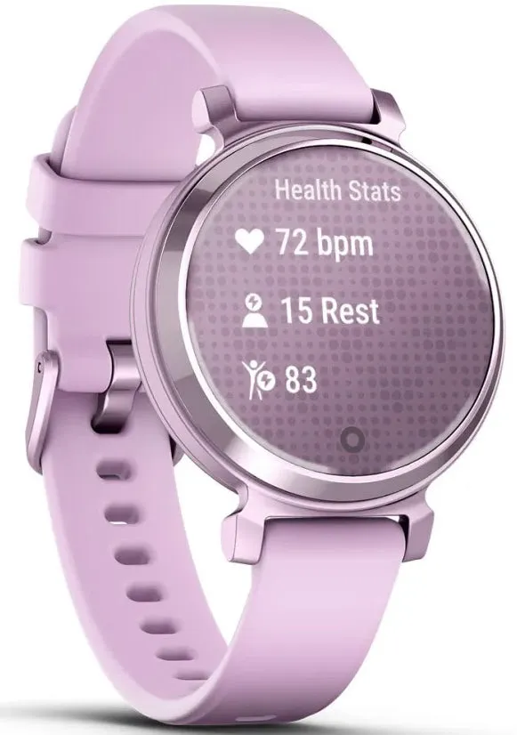Garmin Lily 2 Metallic Lilac Lilac Silicone Watch sold by Jura Watches product image thumbnail 3