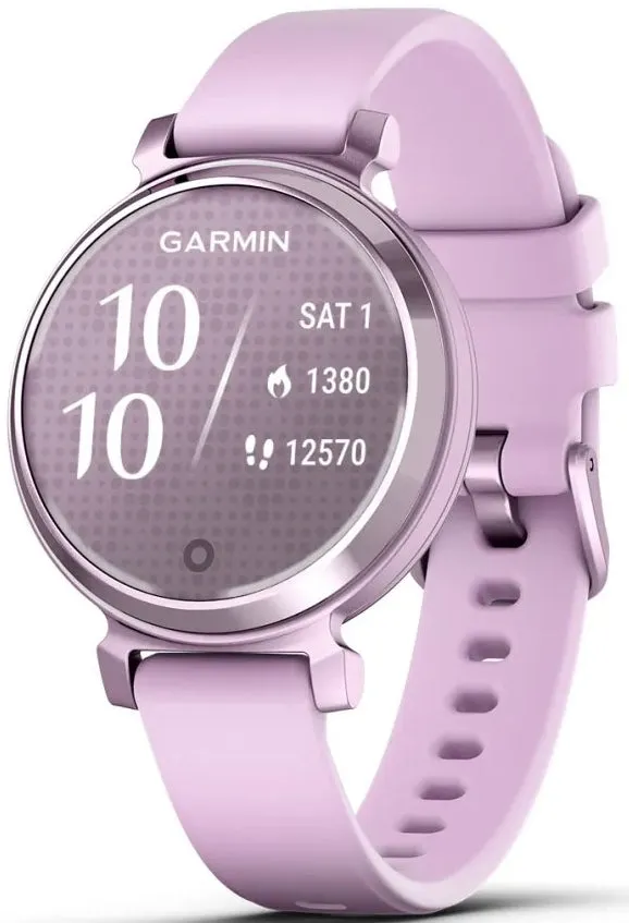 Garmin Lily 2 Metallic Lilac Lilac Silicone Watch sold by Jura Watches