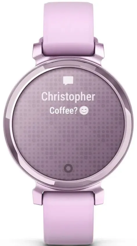 Garmin Lily 2 Metallic Lilac Lilac Silicone Watch sold by Jura Watches product image thumbnail 4