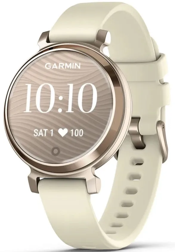 Garmin Lily 2 Cream Gold Coconut Silicone Watch sold by Jura Watches