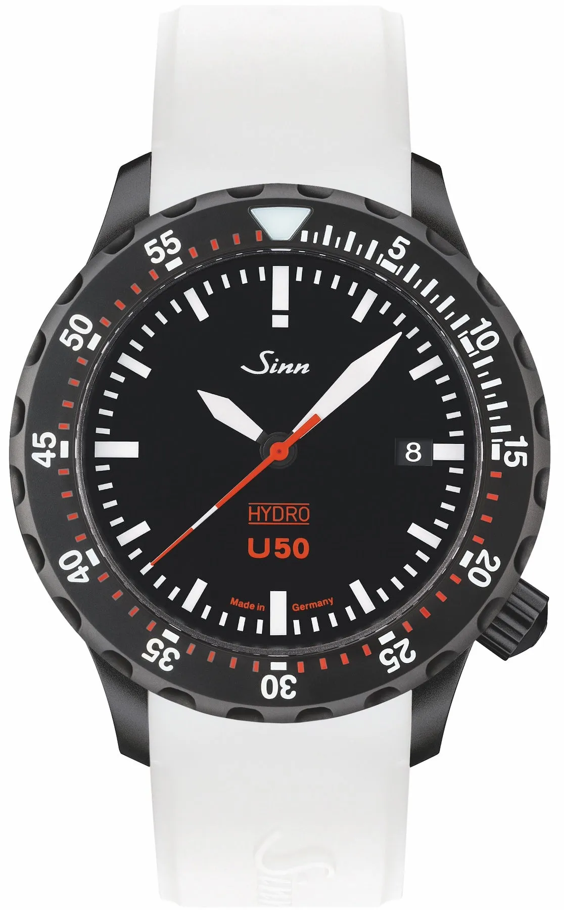 Sinn U50 Hydro S Silicone White Watch sold by Jura Watches