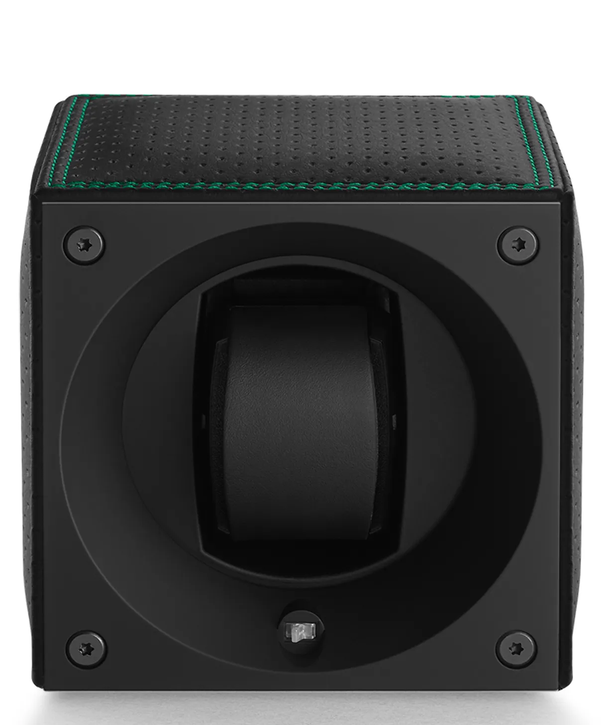 Swiss Kubik Watch Winder Single Masterbox Racing Line Green Stitching sold by Jura Watches product image thumbnail 3