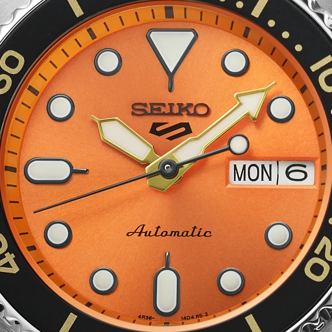Seiko Watch 5 Sports SKX Midi Orange Mens sold by Jura Watches product image thumbnail 2