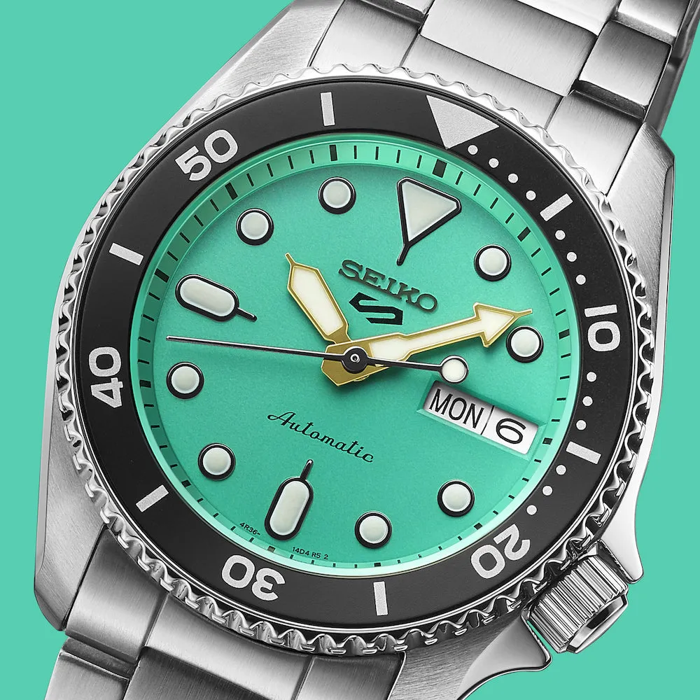 Seiko 5 Sports SKX Midi Teal Mens Watch sold by Jura Watches product image thumbnail 3