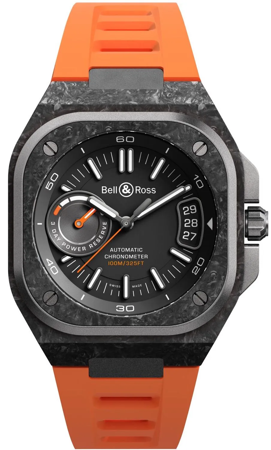 Bell & Ross BR X5 Auto IRM Carbon Fibre Limited Edition Watch sold by Jura Watches