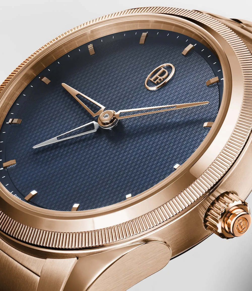 Parmigiani Fleurier Tonda PF GMT Rattrapante Gold Milano Blue Watch sold by Jura Watches product image thumbnail 4