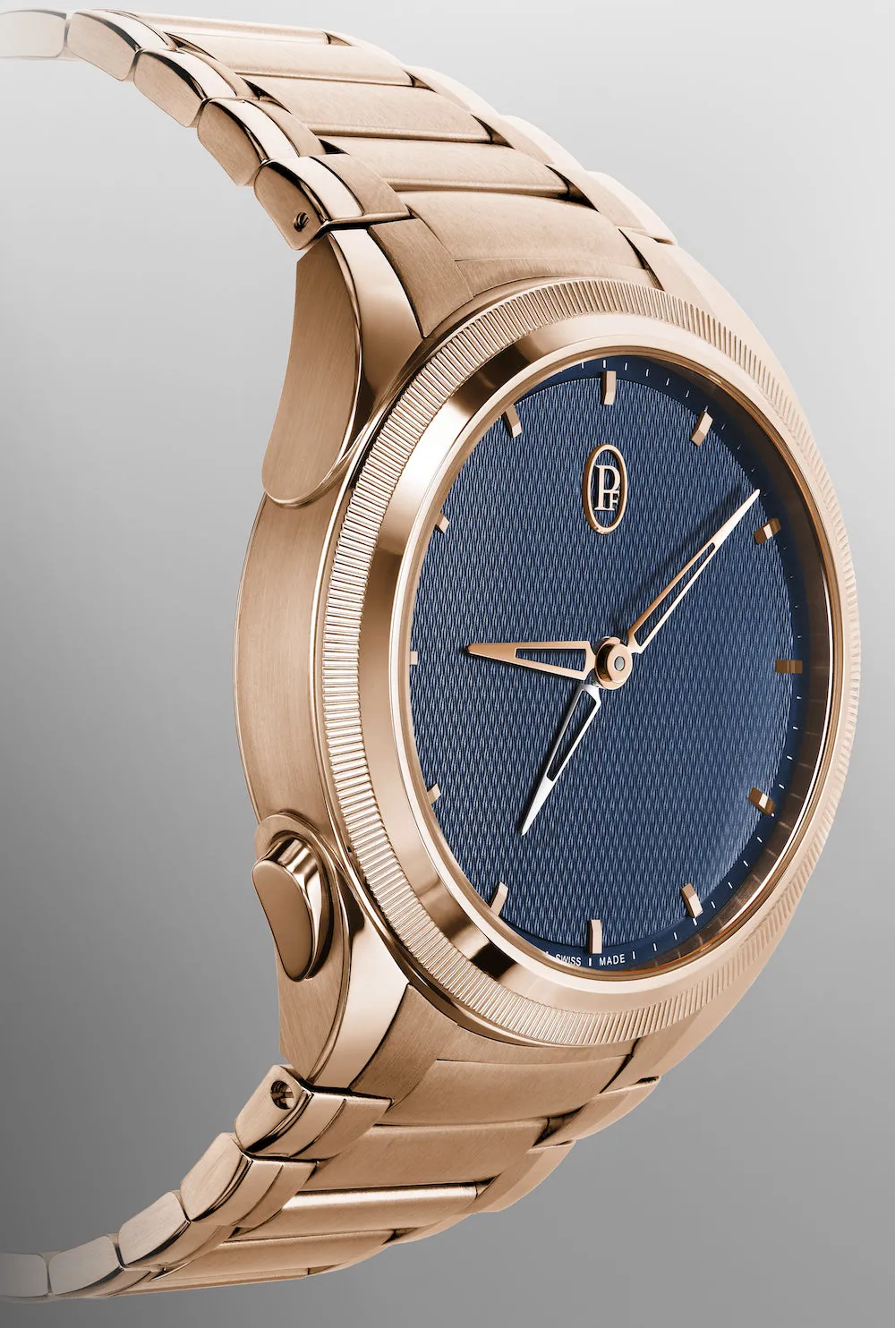 Parmigiani Fleurier Tonda PF GMT Rattrapante Gold Milano Blue Watch sold by Jura Watches product image thumbnail 5
