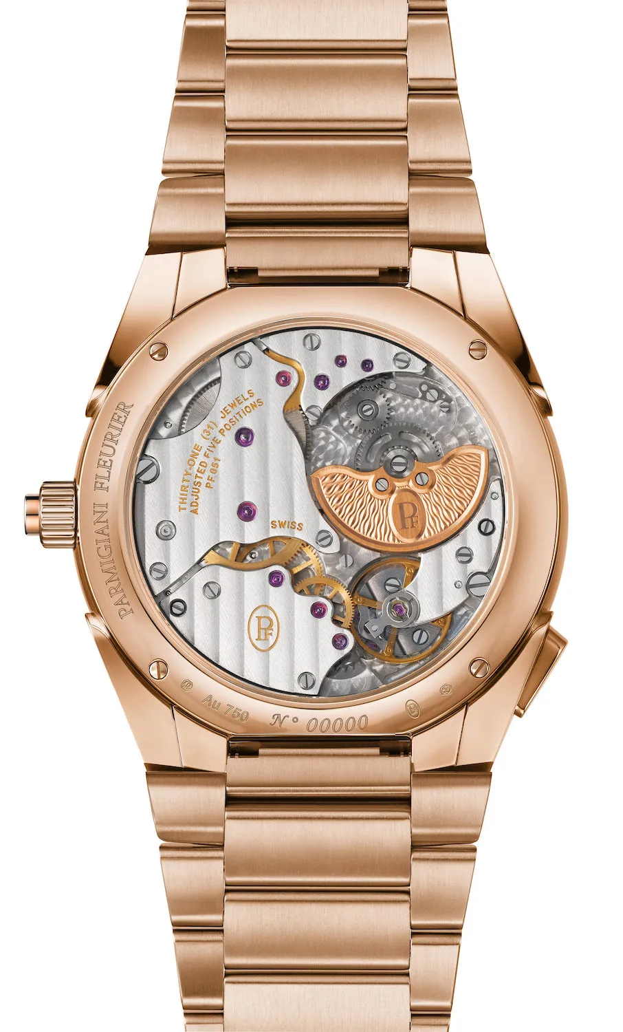 Parmigiani Fleurier Tonda PF GMT Rattrapante Gold Milano Blue Watch sold by Jura Watches product image thumbnail 2