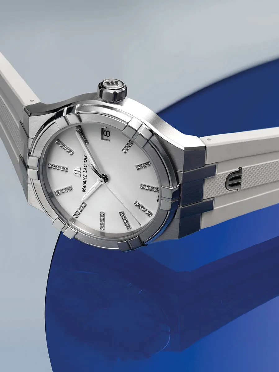 Maurice Lacroix Aikon Quartz Matt White Watch sold by Jura Watches product image thumbnail 2