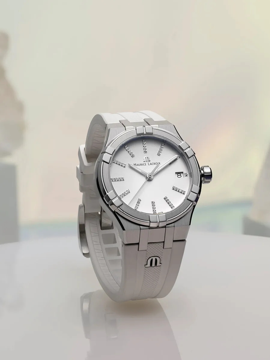 Maurice Lacroix Aikon Quartz Matt White Watch sold by Jura Watches product image thumbnail 3