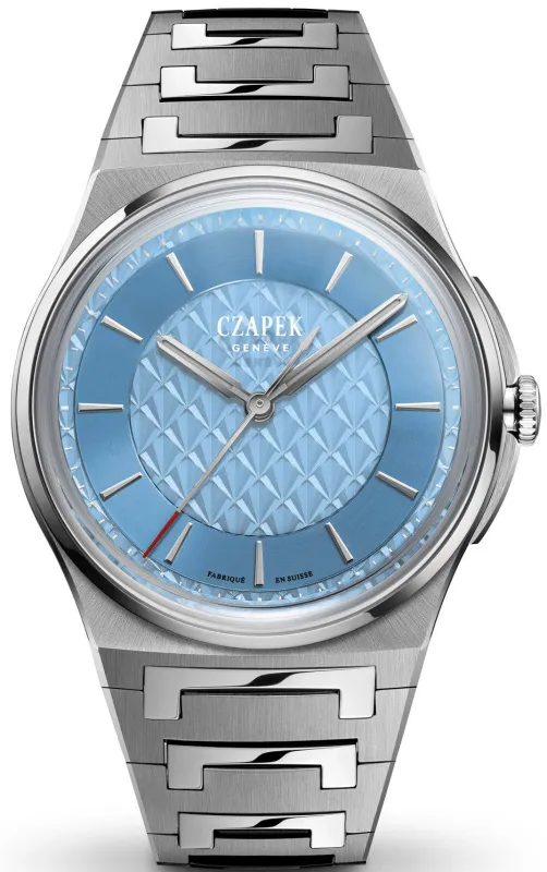 Czapek Antarctique S Sashiko Azure Limited Edition Watch made by Jura Watches
