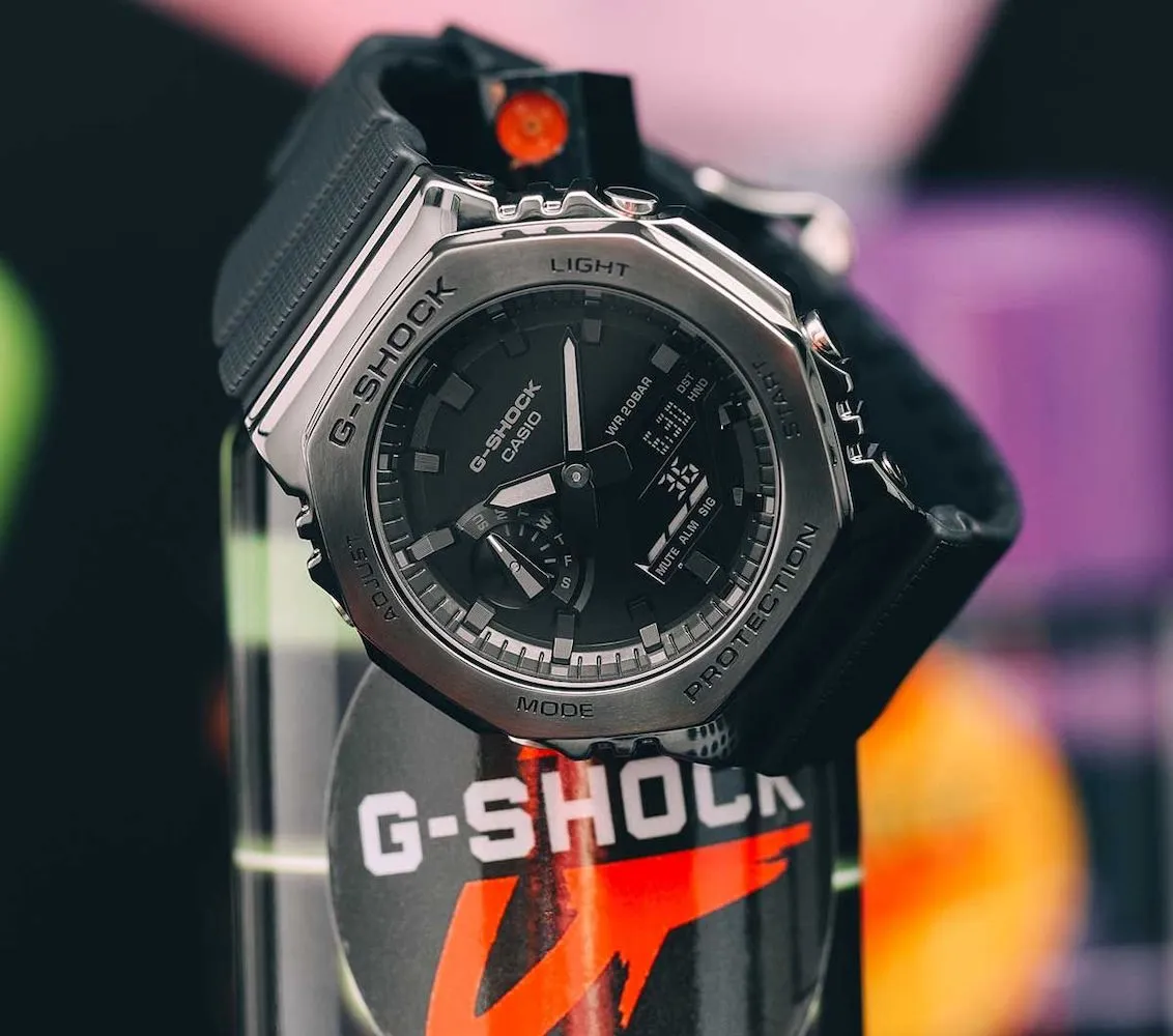 G-Shock 2100 Metal Covered Black All Black Watch sold by Jura Watches product image thumbnail 2