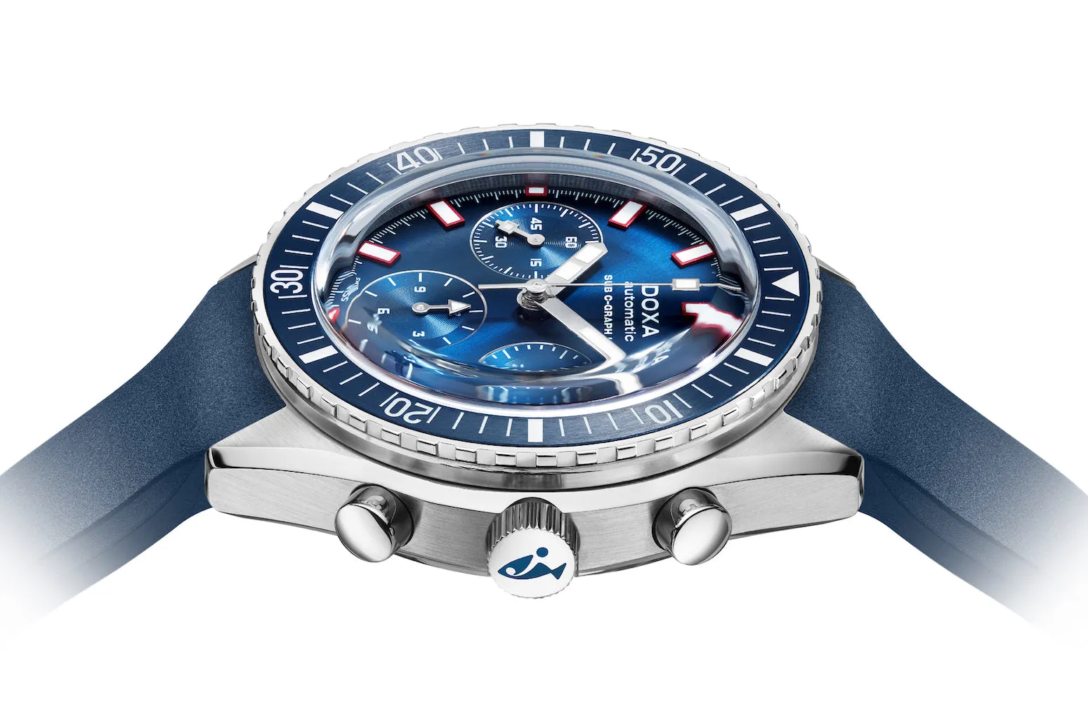 Doxa Sub 200 C-Graph II Caribbean Rubber Watch sold by Jura Watches product image thumbnail 2