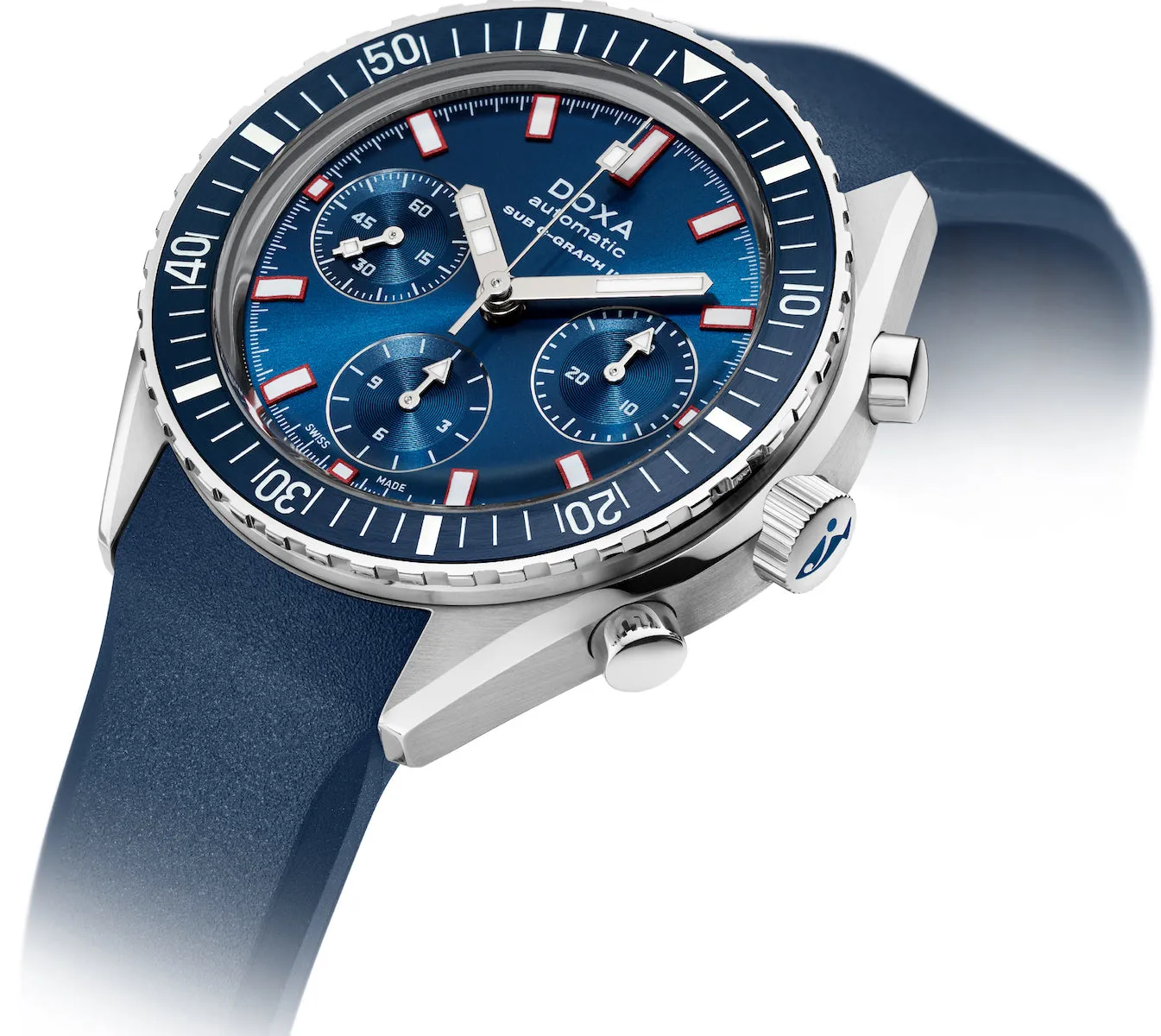 Doxa Sub 200 C-Graph II Caribbean Rubber Watch sold by Jura Watches product image thumbnail 3