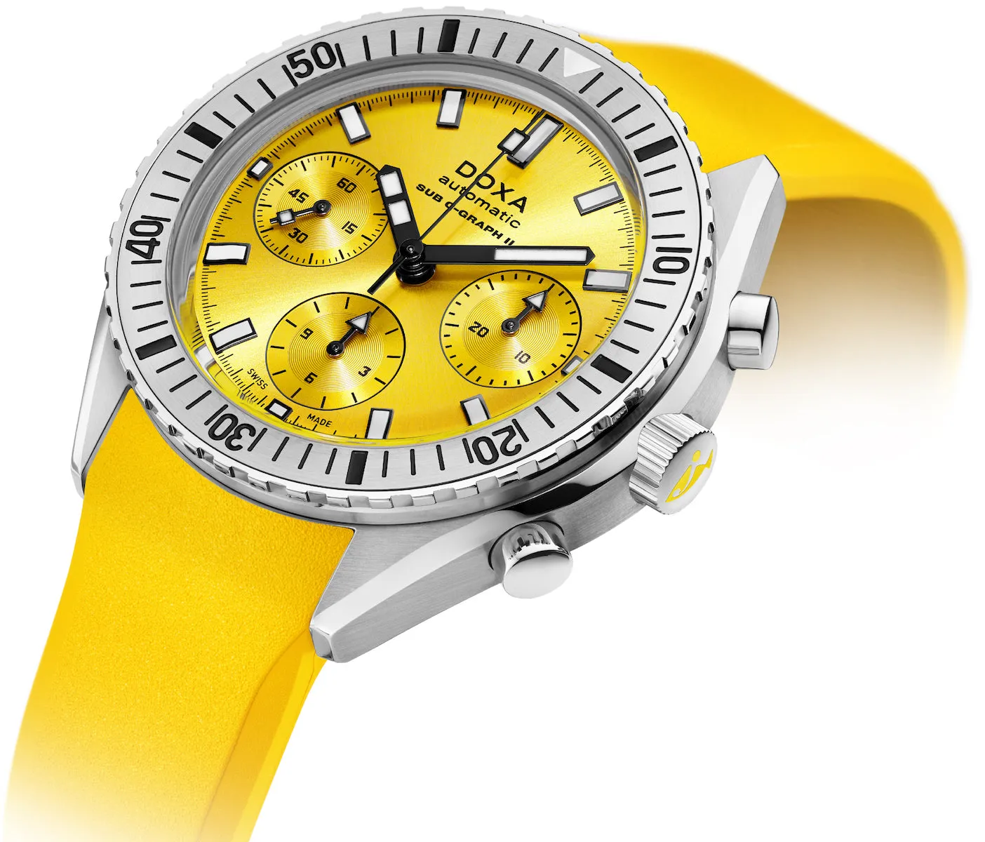 Doxa Sub 200 C-Graph II Diving Star Rubber Watch sold by Jura Watches product image thumbnail 3