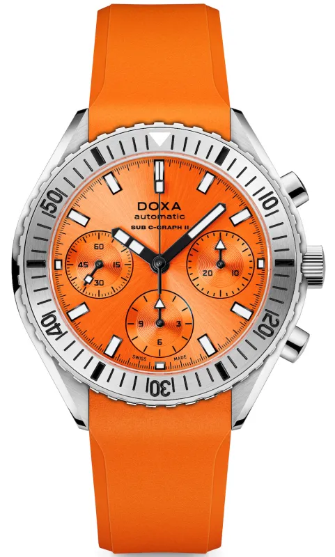Doxa Sub 200 C-Graph II Professional Rubber Watch sold by Jura Watches