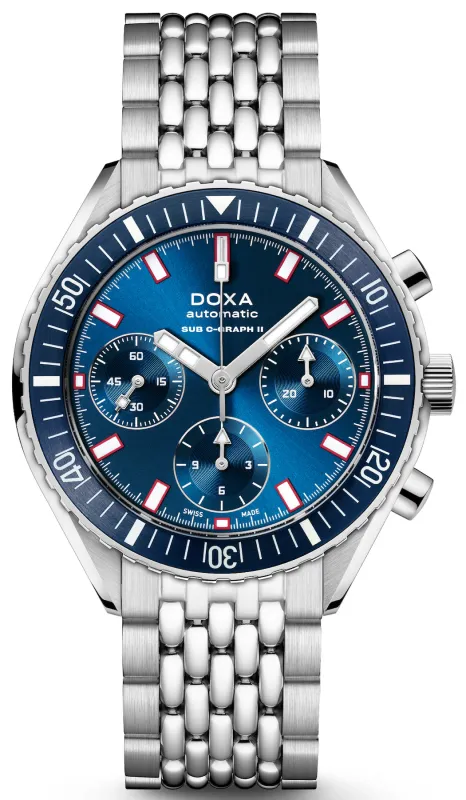 Doxa Sub 200 C-Graph II Caribbean Bracelet Watch sold by Jura Watches