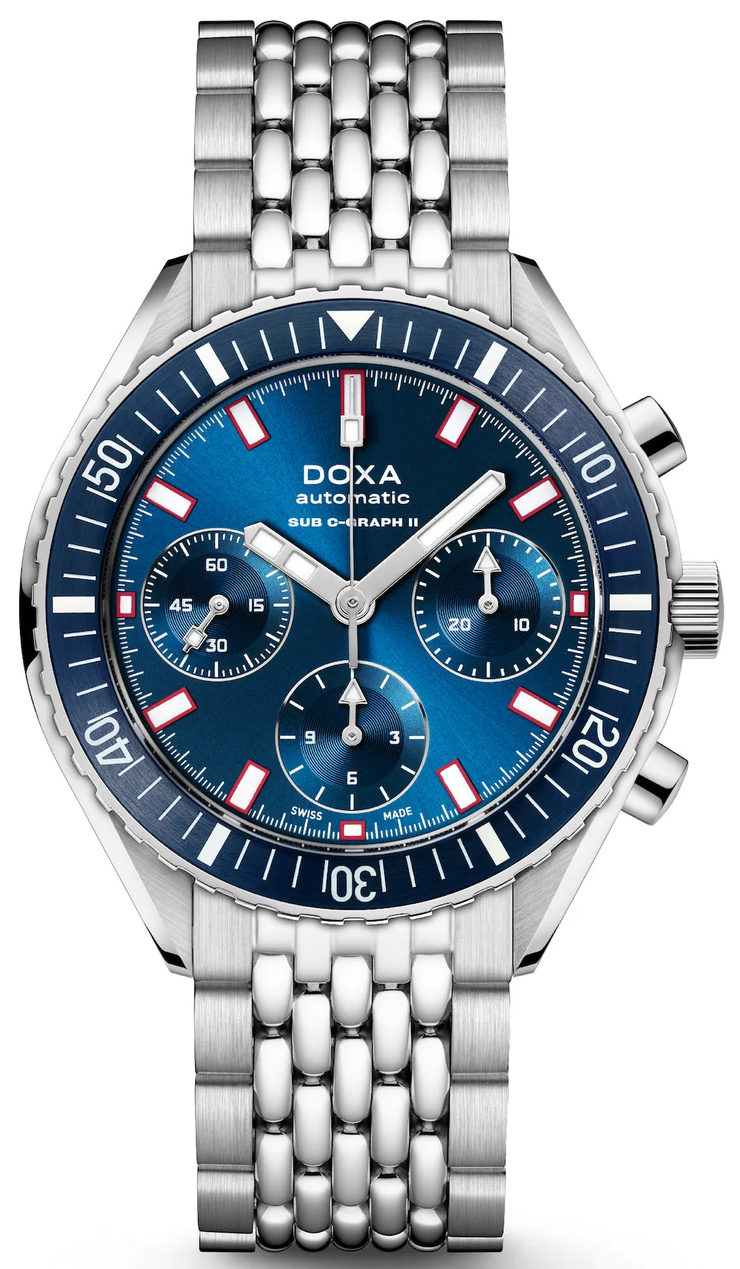 Doxa Sub 200 C-Graph II Caribbean Bracelet Watch sold by Jura Watches