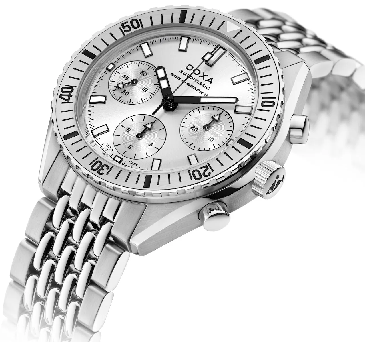 Doxa Sub 200 C-Graph II Whitepearl Bracelet Watch sold by Jura Watches product image thumbnail 2