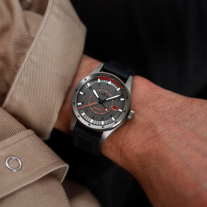 Fortis Flieger F-43 Triple-GMT Titanium Watch sold by Jura Watches product image thumbnail 2