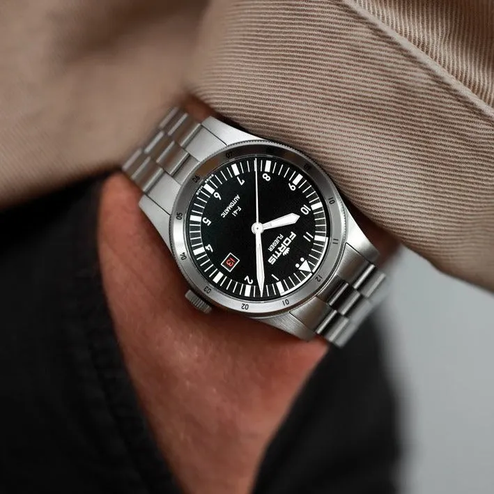 Fortis Flieger F-41 Automatic Black Watch sold by Jura Watches product image thumbnail 2