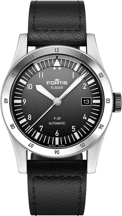 Fortis Flieger F-39 Automatic Black Watch sold by Jura Watches