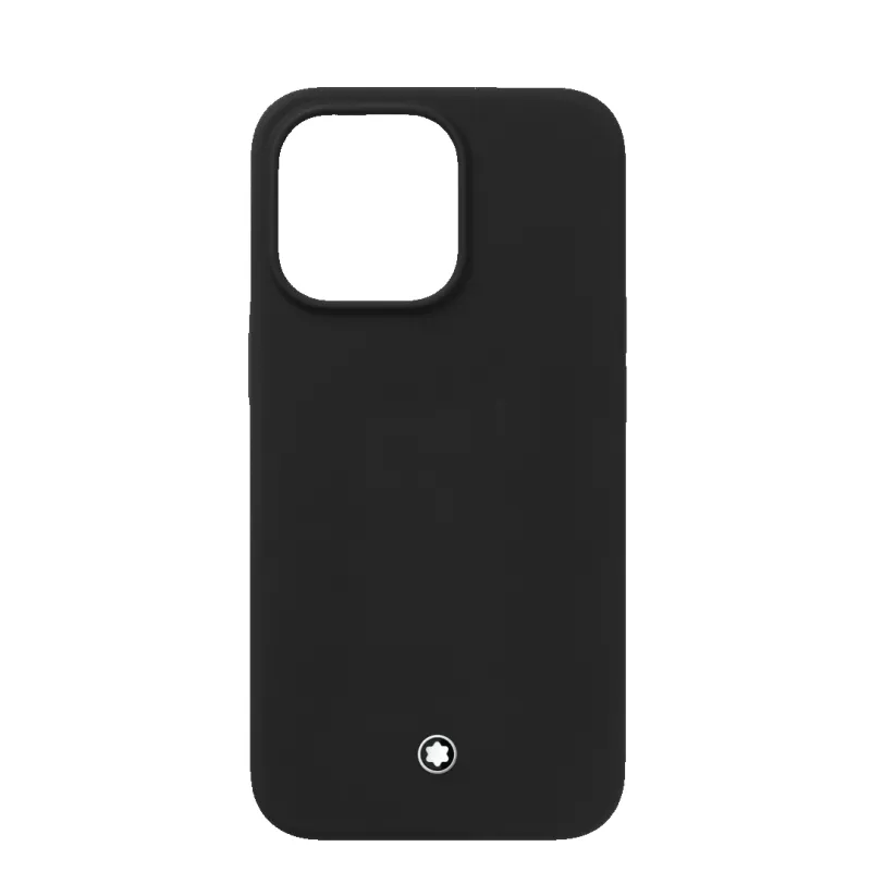Montblanc Meisterstuck Selection Silicone Phone Case for Apple iPhone 14 Pro Black D sold by Jura Watches