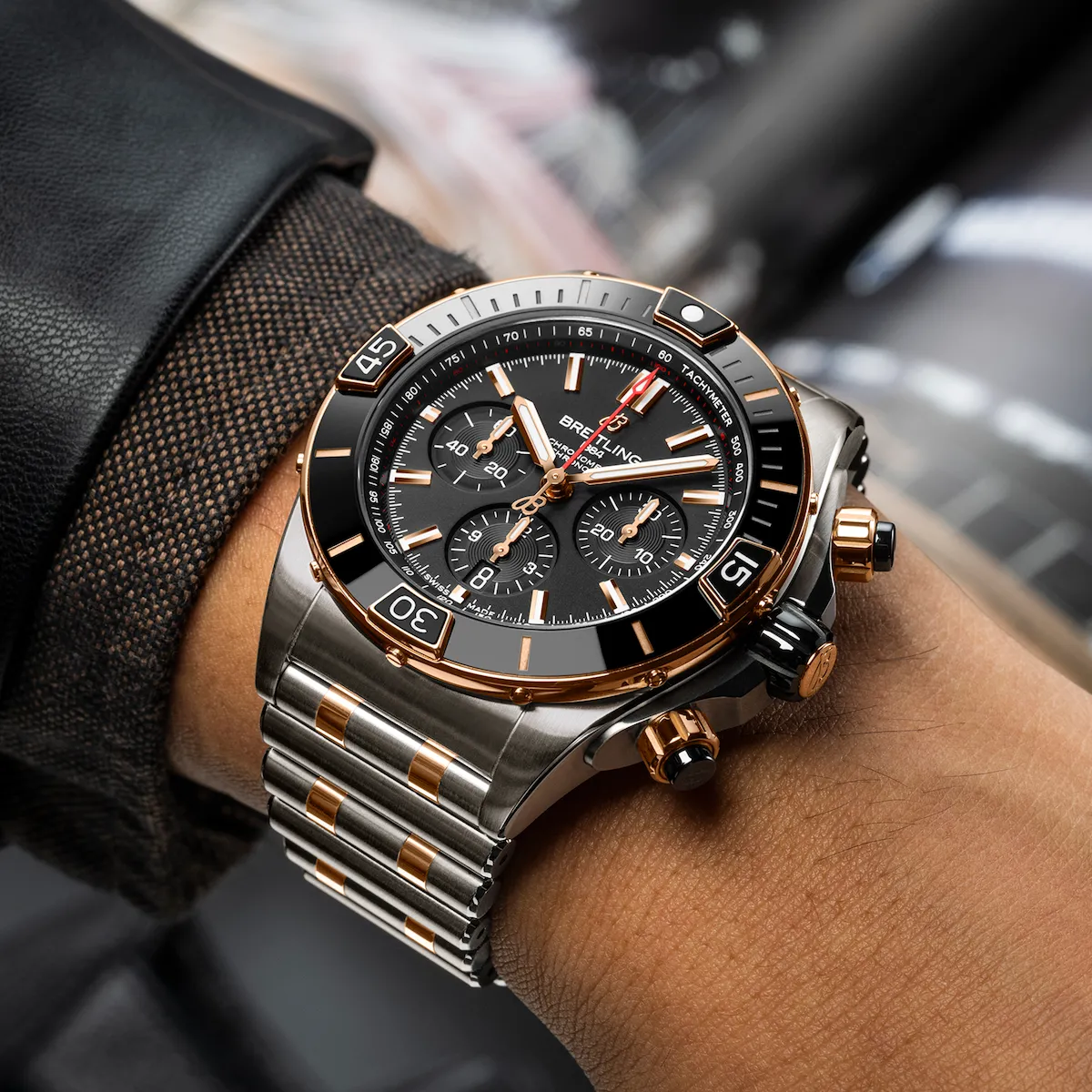 Breitling Super Chronomat B01 44 Bracelet Watch sold by Jura Watches product image thumbnail 5