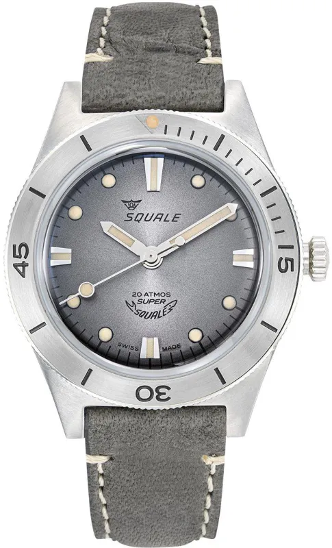 Squale SuperSquale Sunray Grey Watch sold by Jura Watches