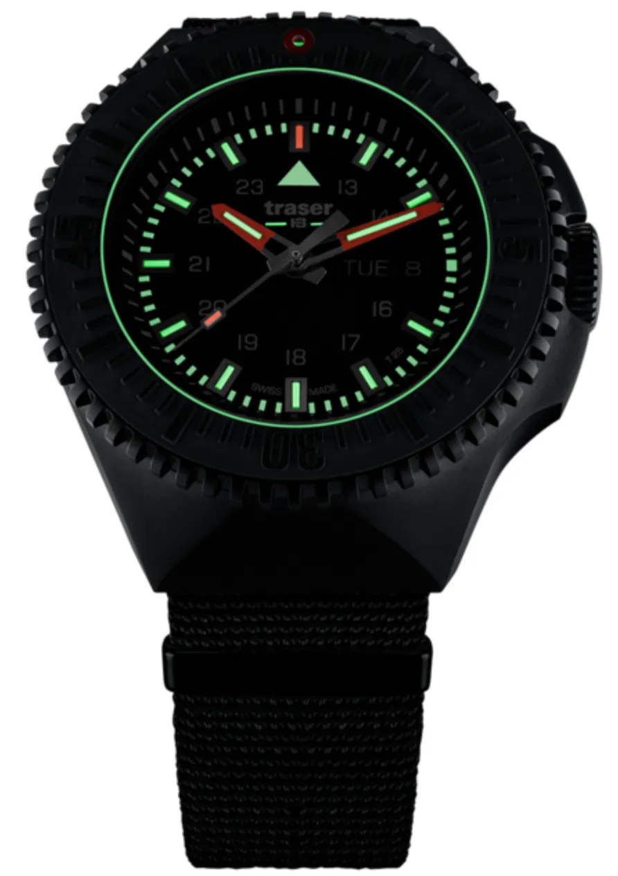 Traser H3 P69 Black Stealth Black Nato Watch sold by Jura Watches product image thumbnail 2