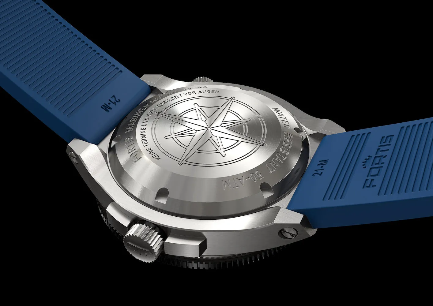 Fortis Marinemaster M 44 Ocean Blue Watch sold by Jura Watches product image thumbnail 3