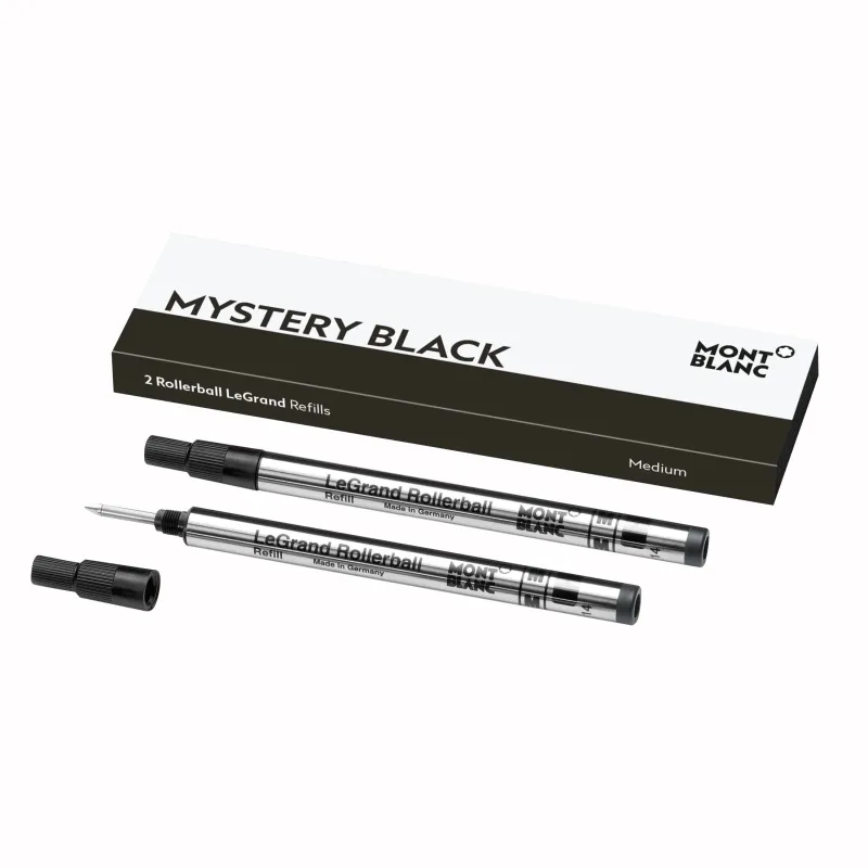 Montblanc Writing Accessories LeGrand Mystery Rollerball Black Medium Refills sold by Jura Watches