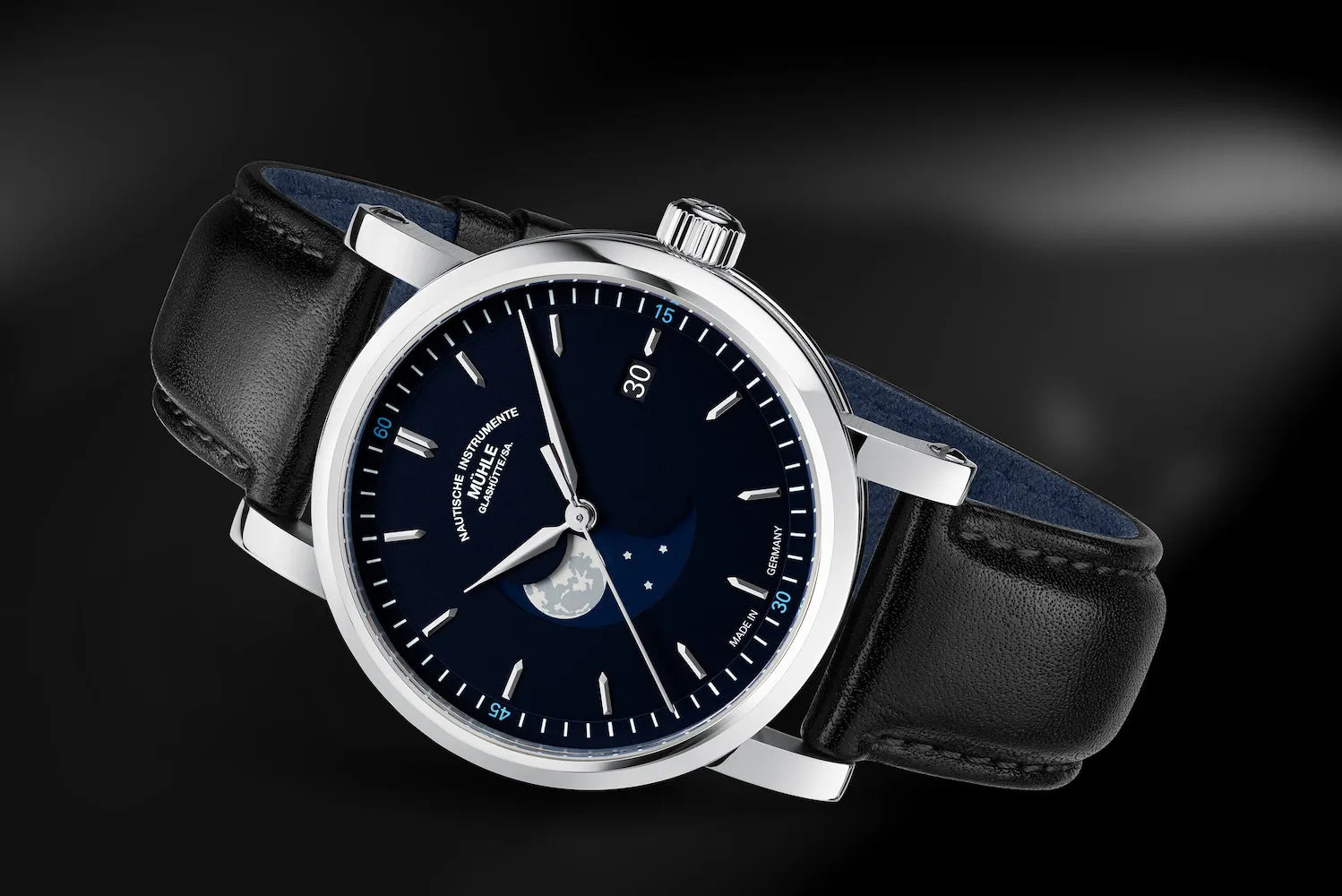 Muhle Glashutte Watch Teutonia IV BlueMoon sold by Jura Watches product image thumbnail 2