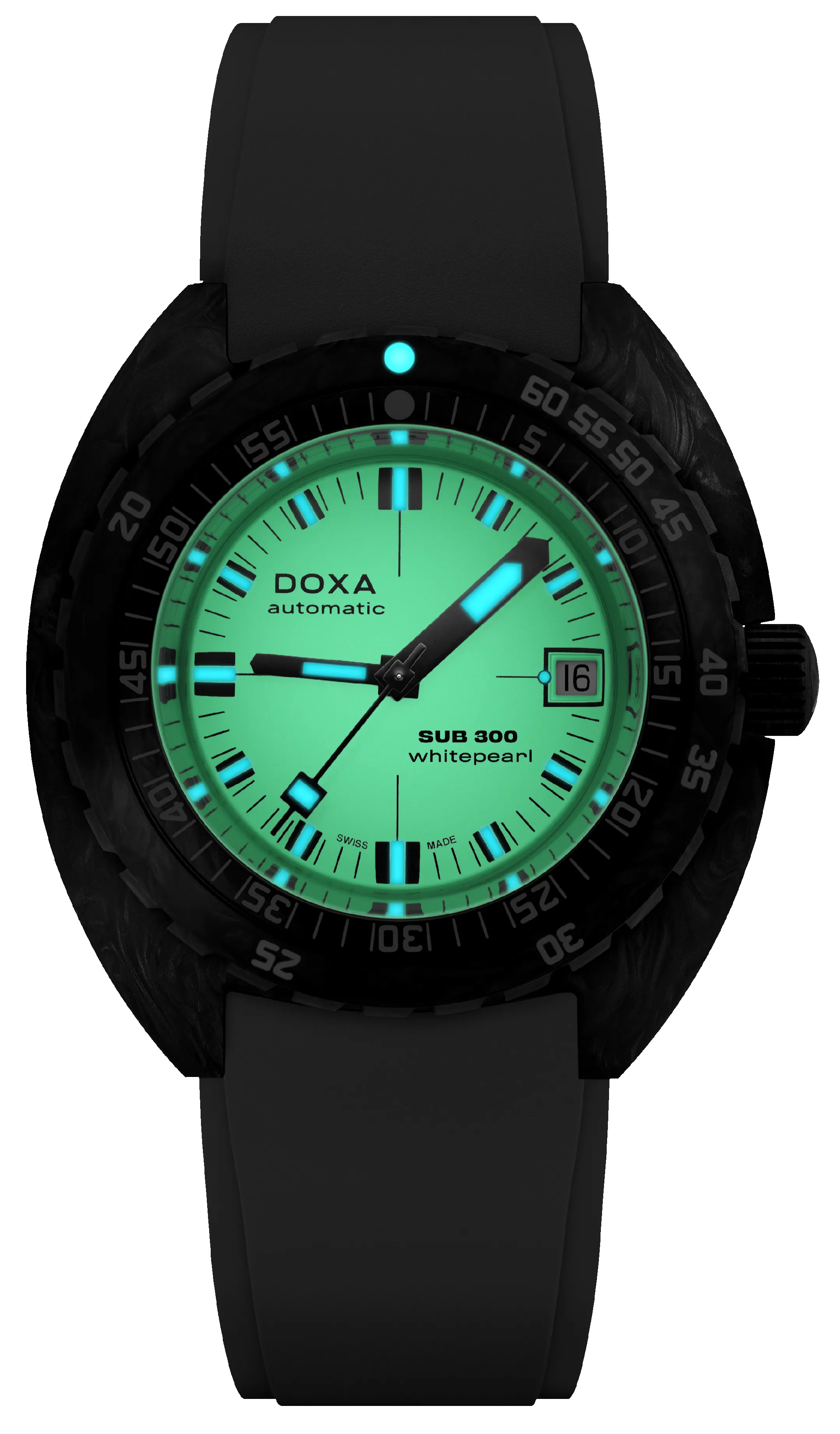 Doxa Watch Sub 300 Carbon Whitepearl sold by Jura Watches product image thumbnail 2
