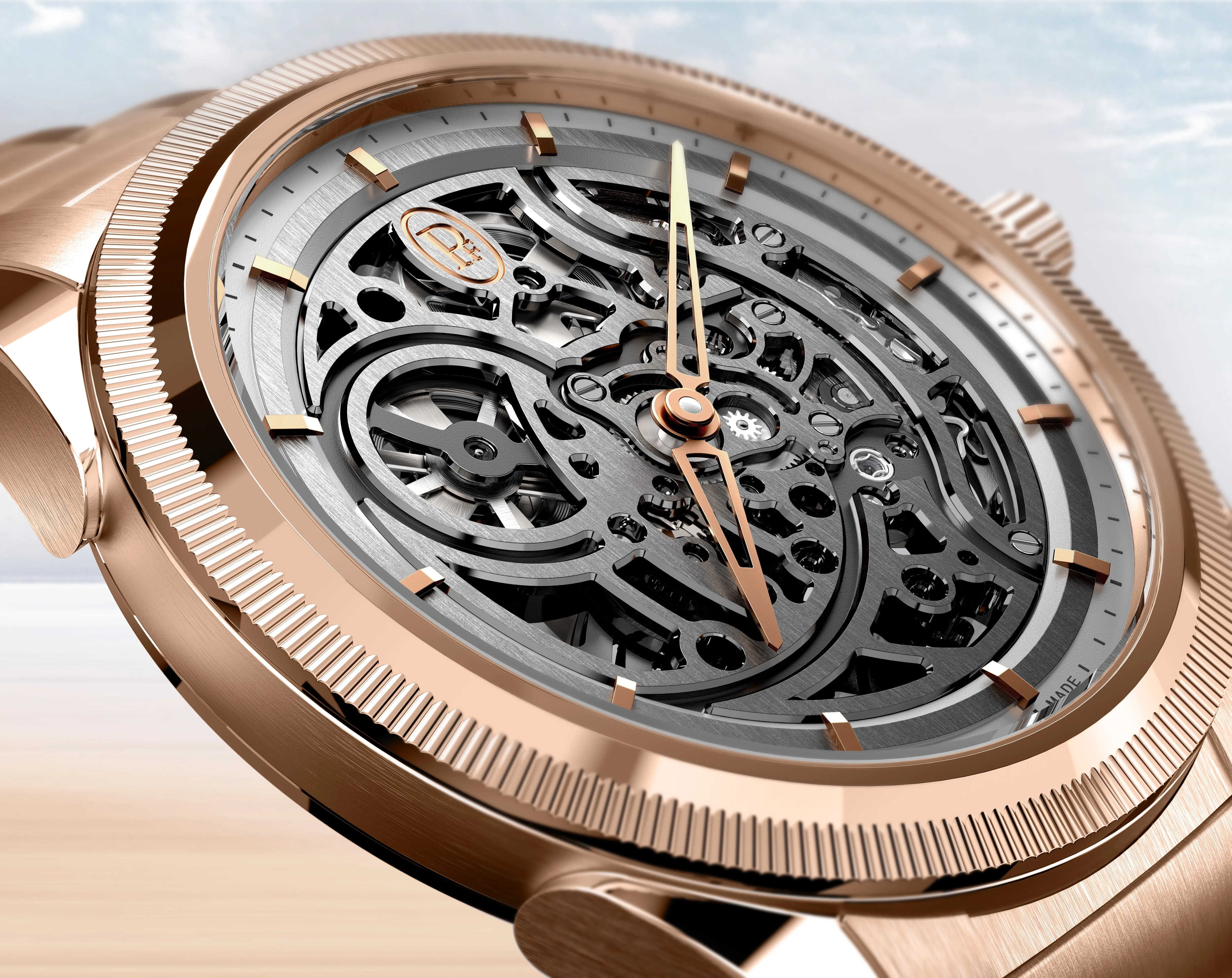 Parmigiani Fleurier Watch Tonda PF Skeleton Rose Gold sold by Jura Watches product image thumbnail 3