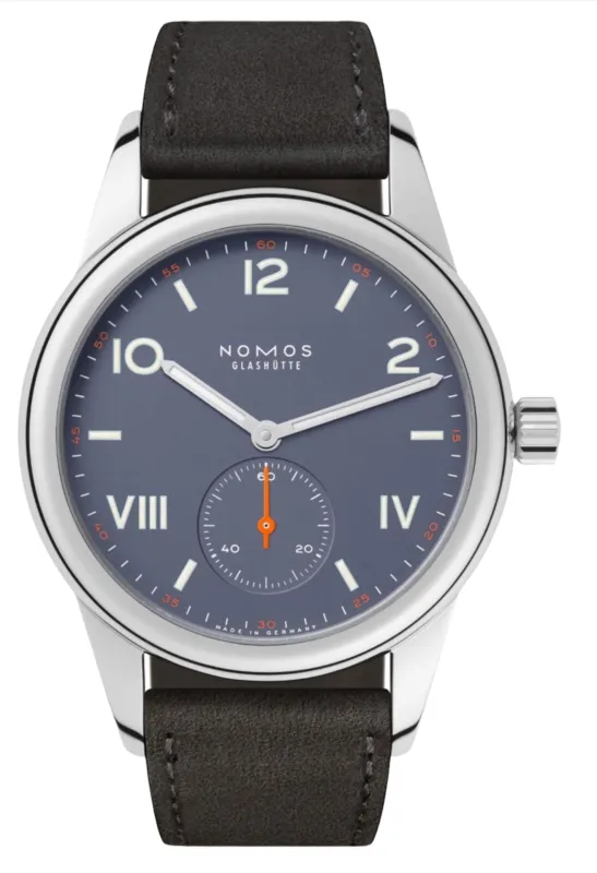 Nomos Glashutte Watch Club Campus Blue Purple sold by Jura Watches