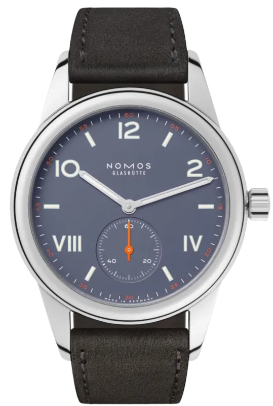 Nomos Glashutte Watch Club Campus Blue Purple 38 sold by Jura Watches