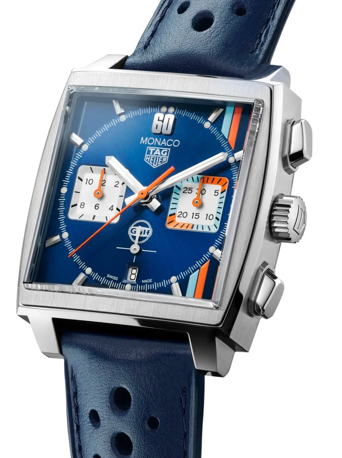 TAG Heuer Watch Monaco Gulf Heuer 02 Special Edition sold by Jura Watches product image thumbnail 3