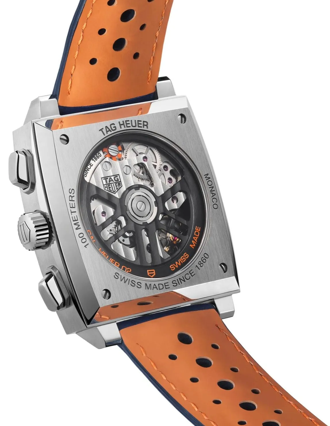 TAG Heuer Watch Monaco Gulf Heuer 02 Special Edition sold by Jura Watches product image thumbnail 2