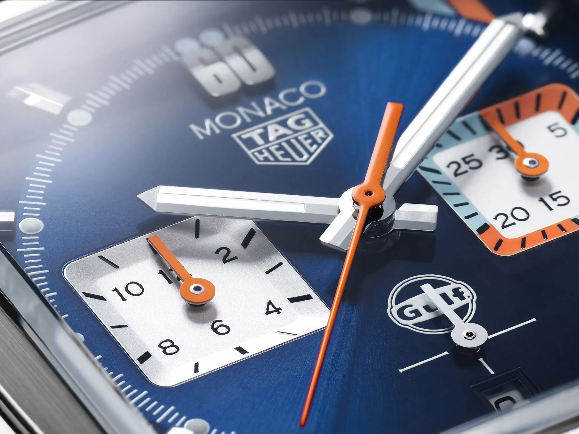 TAG Heuer Watch Monaco Gulf Heuer 02 Special Edition sold by Jura Watches product image thumbnail 5