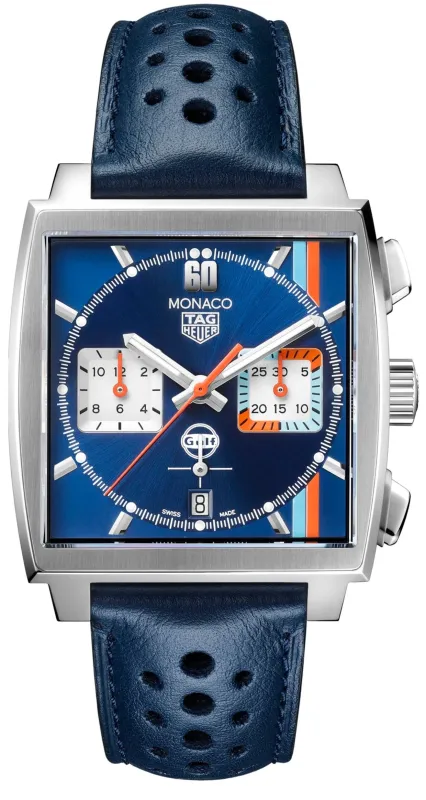 TAG Heuer Watch Monaco Gulf Heuer 02 Special Edition sold by Jura Watches