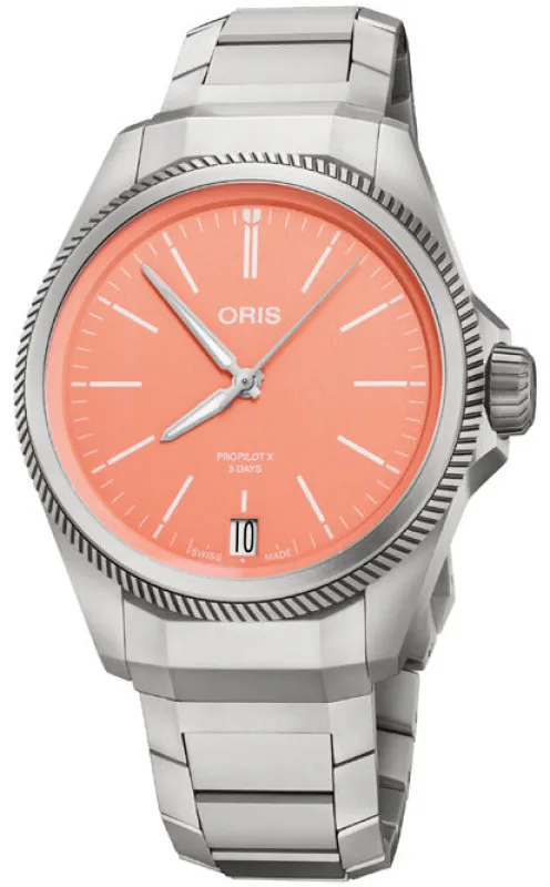 Oris ProPilot X Calibre 400 Salmon made by Oris