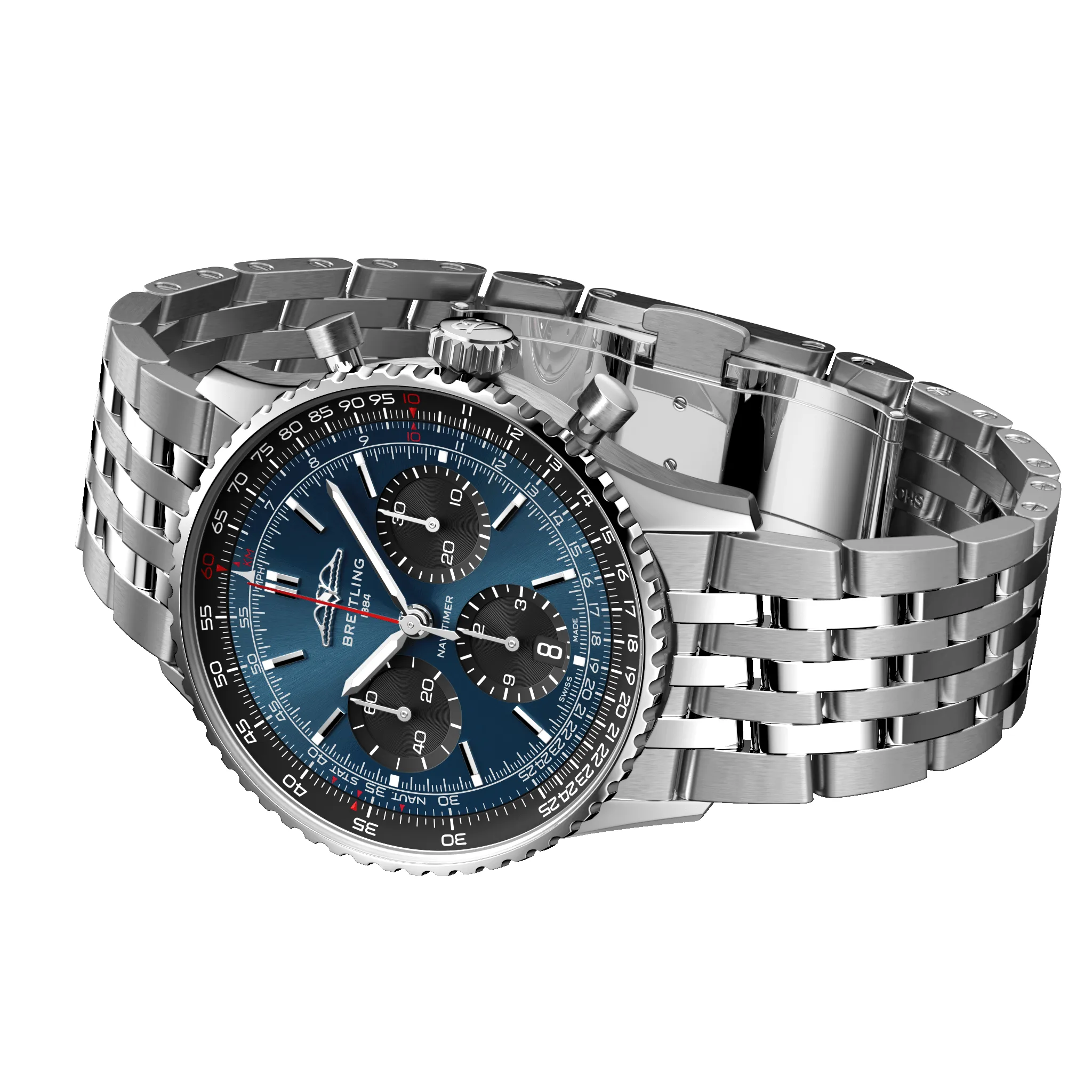 Breitling Watch Navitimer B01 Chronograph 41 Bracelet sold by Jura Watches product image thumbnail 3