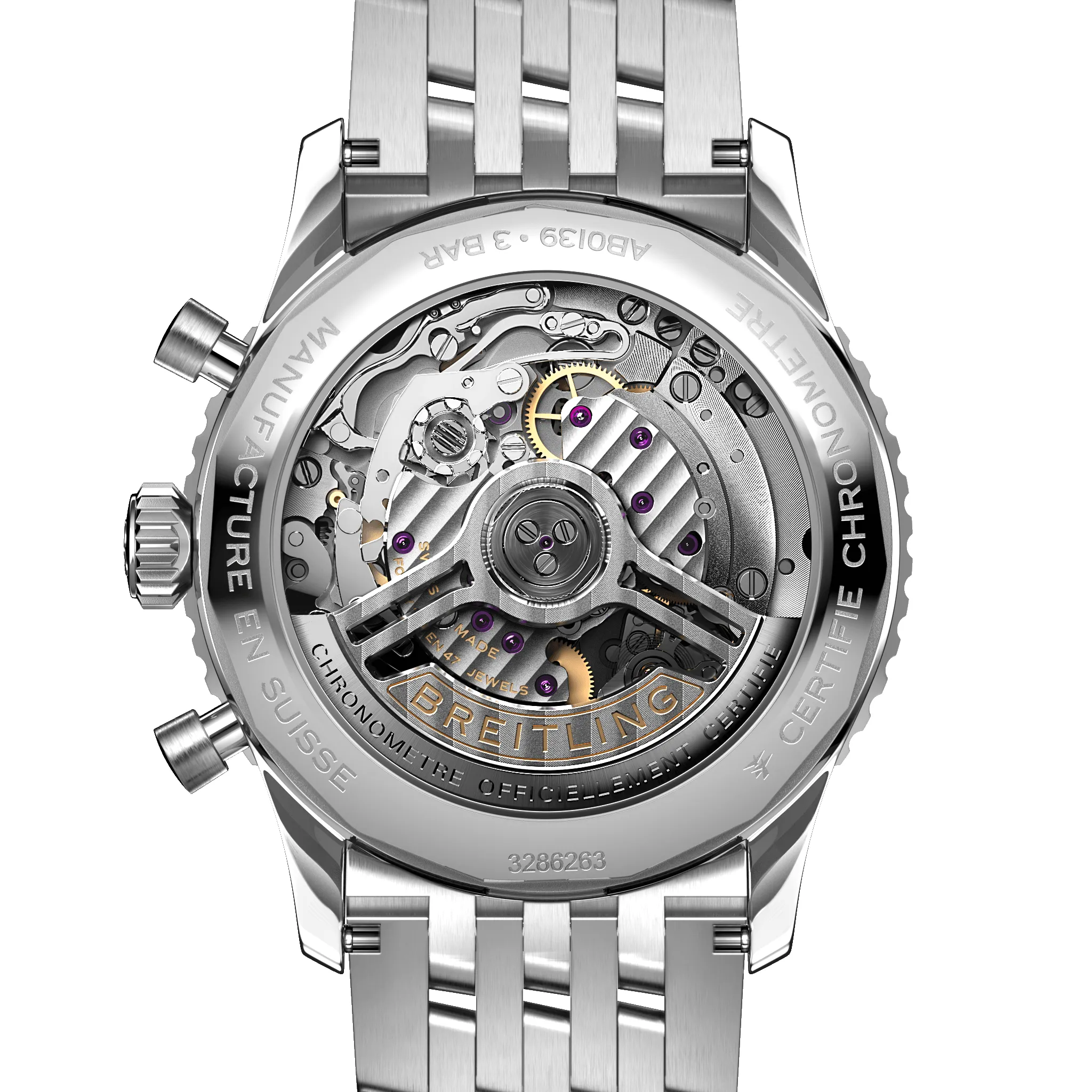 Breitling Watch Navitimer B01 Chronograph 41 Bracelet sold by Jura Watches product image thumbnail 4